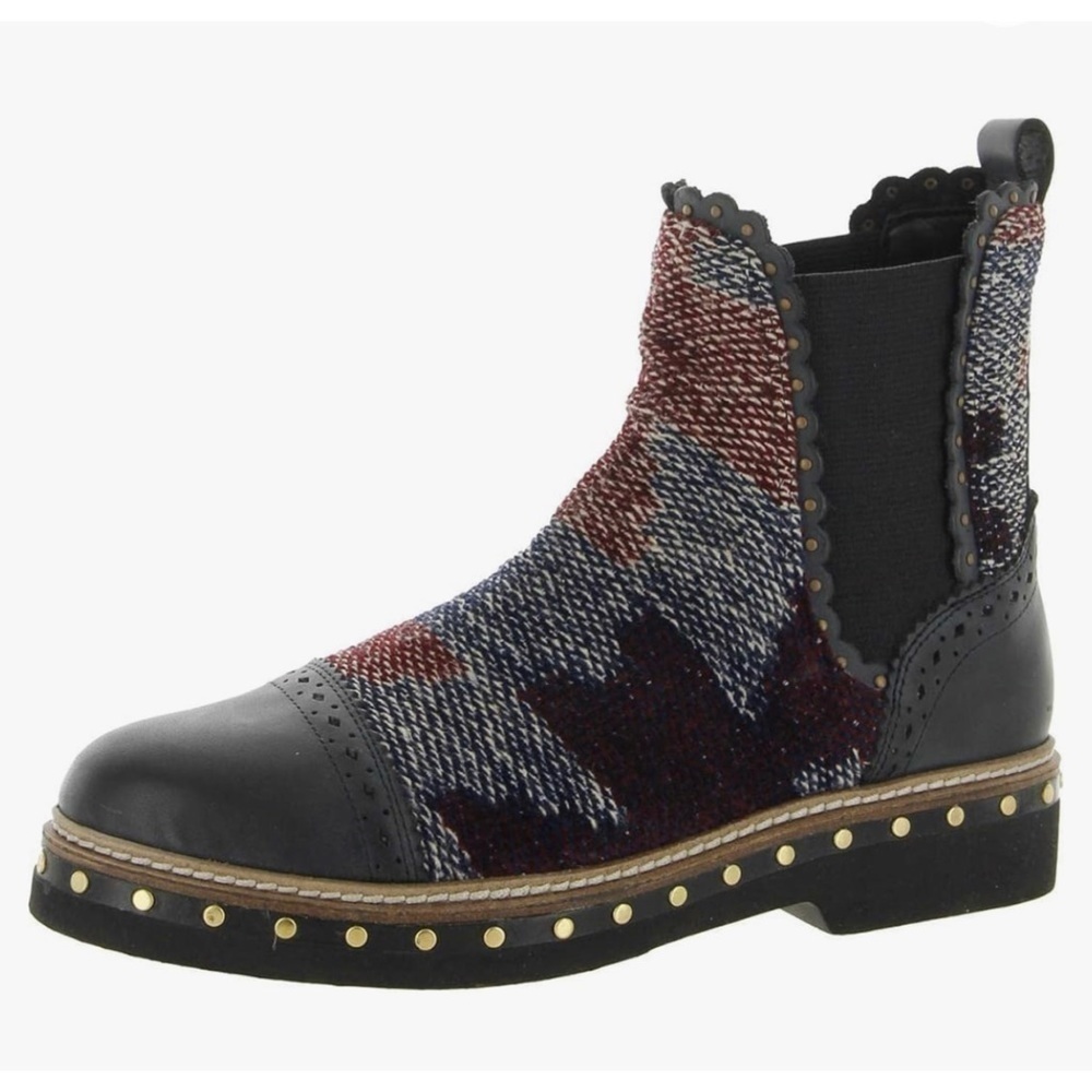 NEW Free People Textile Atlas Chelsea Boots 6.5 - Picture 6 of 10